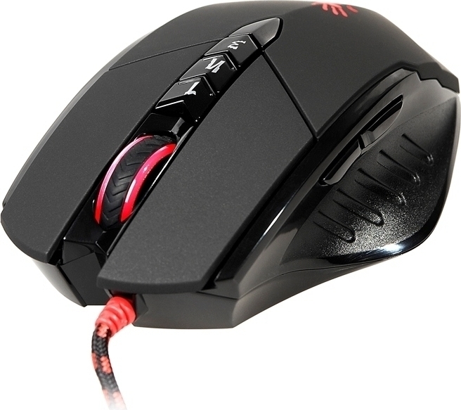 A4Tech MOUSE, Bloody, gaming, cu fir, USB, optic, 3200 dpi, butoane/scroll 8/1, iluminare, V7M