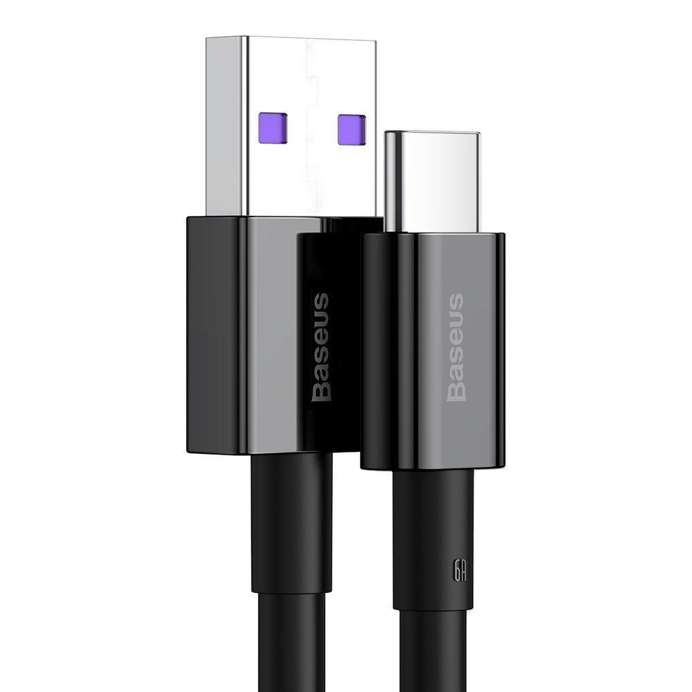 BASEUS Cablu Type-C 66W, 1m, negru, CATYS-01 - imagine 2
