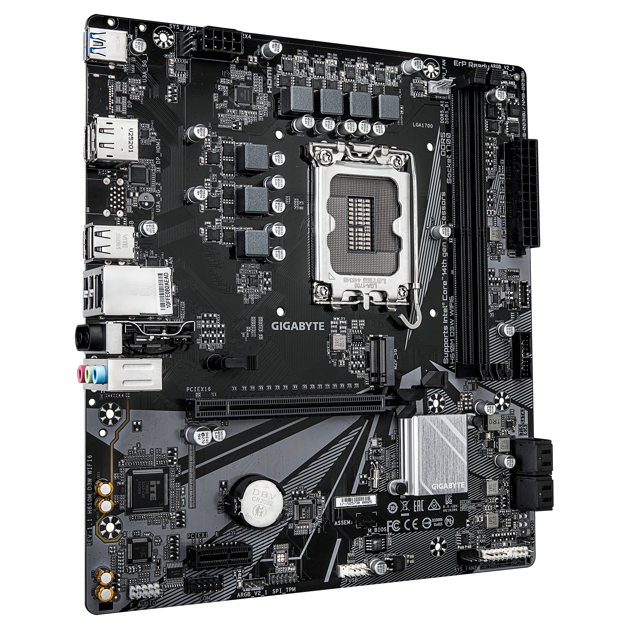 Gigabyte MB, H610M D3W WIFI6 - imagine 3