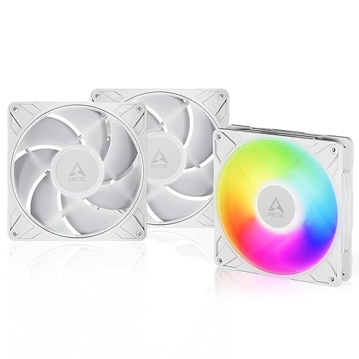 Arctic Set 3 ventilatoare P14 Pro A-RGB, 140mm, 400 - 2500 rpm, FDB, 110 cfm, 4-Pin Fan, ACFAN00321A