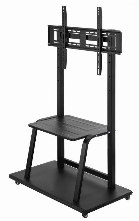Gembird SUPORT de podea, pt 1 TV/monitor, diag. max 37 - 100, fix, max 150 kg, raft max, TVS-100F-01