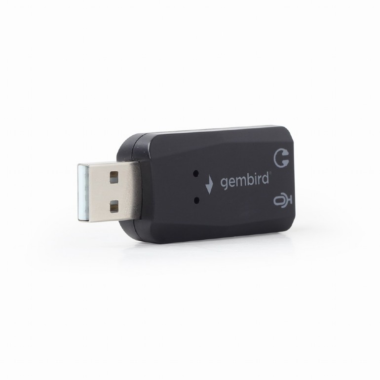 Gembird PLACA de SUNET, extern, interfata USB 2.0, conectori 3.5 mm jack, SC-USB2.0-01