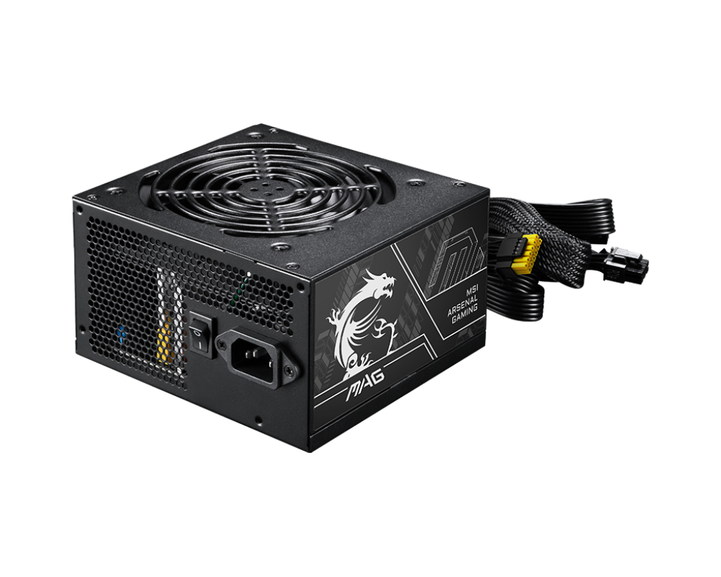 MSI 650W BRONZE PSU, MAG A650BN PCIE5 II - imagine 4