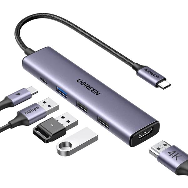 UGreen DOCKING Station, CM478 conectare PC USB Type-C, USB 3.0 x 1|USB 2.0 x 2|HDMI x, 15495