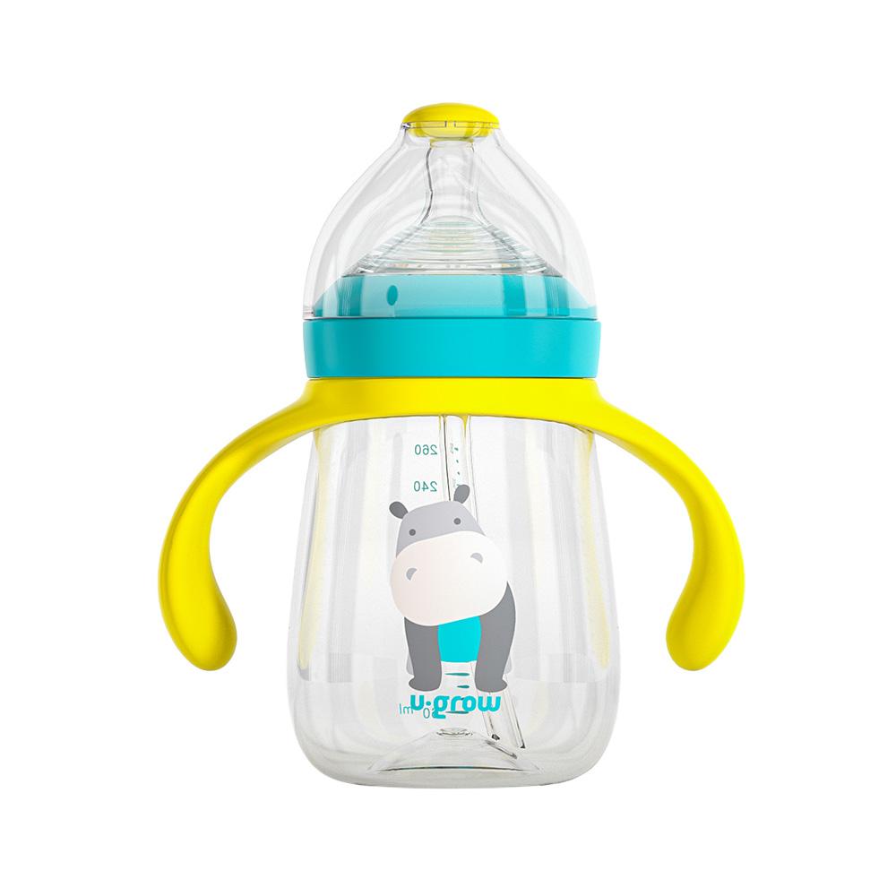 U-GROW Pachet 3 in 1 cana 260 ml tritan cu 3 accesorii diferite pentru baut : tetina, UG-3IN1-BL - imagine 3