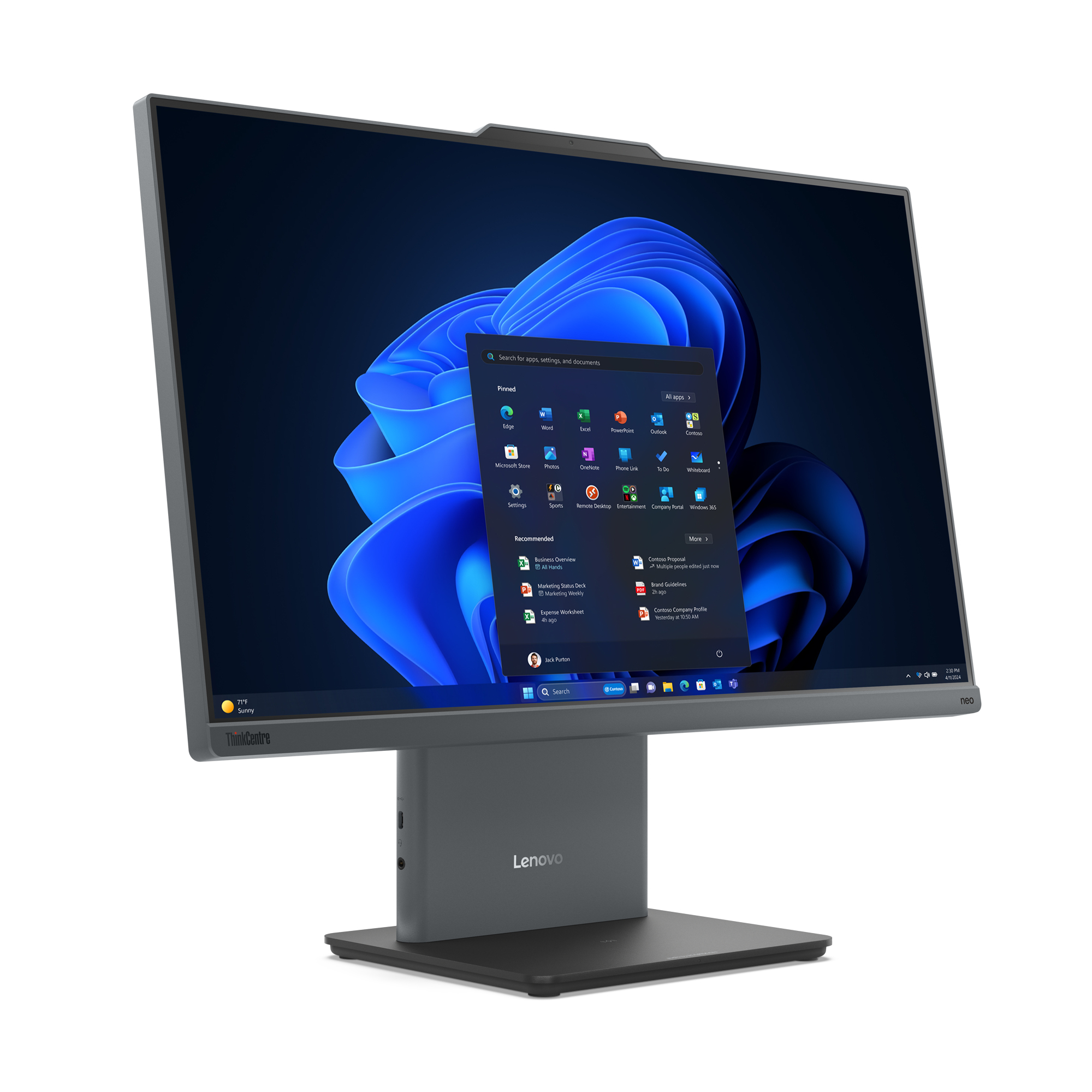 Lenovo Neo 50a 24 G5 i5-13420H 16 512 3YO DOS, 12SC000RRI - imagine 3