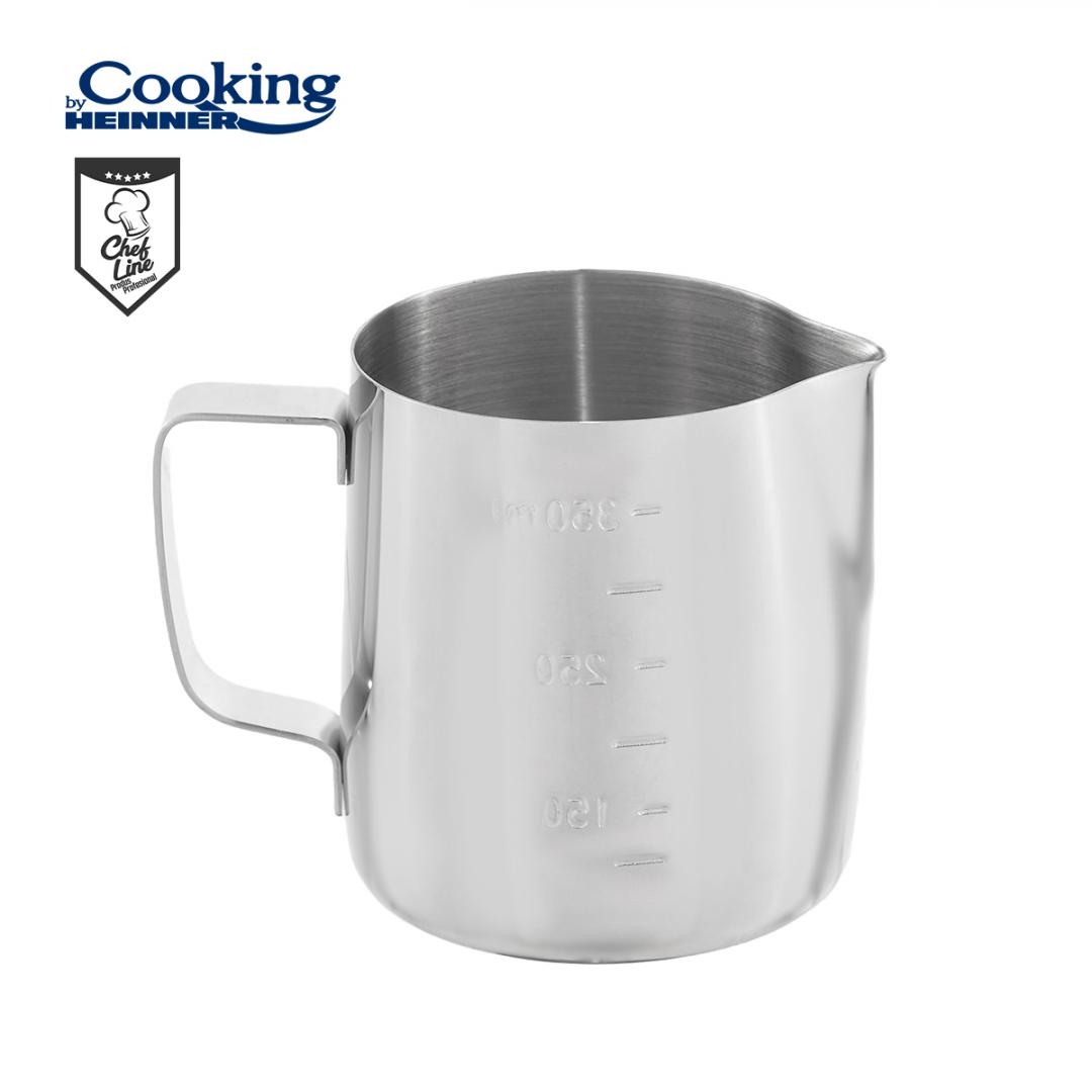 HEINNER CANA INOX LAPTE 350 ML, COOKING BY, CHEF LINE, HR-YMJ-CL350