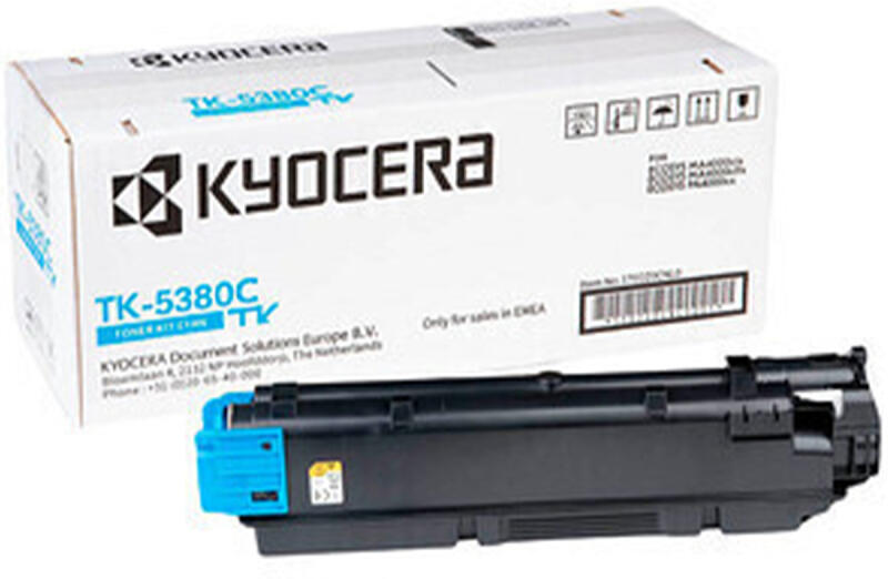 KYOCERA Toner Original Cyan pentru ECOSYS PA4000cx|MA4000cix|MA4000cifx, 10K, TK-5380C
