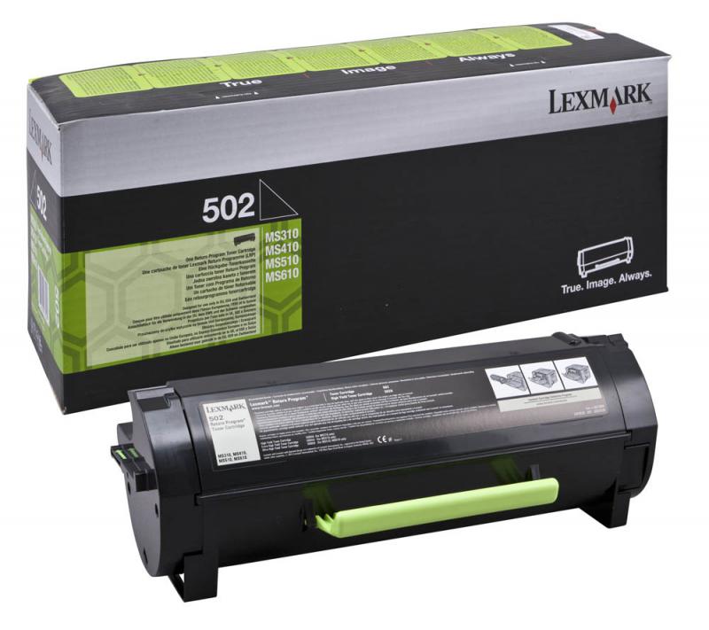 LEXMARK Toner 502, Black, 50F2000