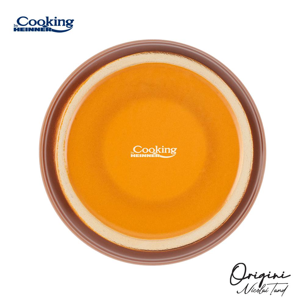 HEINNER OALA CERAMICA CU CAPAC, 14.5x16 CM, 3 L, NICOLAI TAND, ORIGINI, COOKING BY, HR-FJ-035 - imagine 5