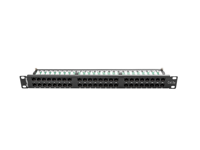 Lanberg Patch panel 48 porturi 1U Cat.5e UTP ng, PPU5-1048-B - imagine 3