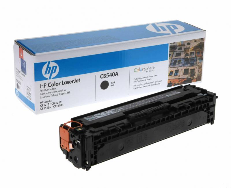 HP Toner Original Black, nr.125A pentru Color LaserJet CM6030| CM6040| CP6015, 2.2K, CB540A
