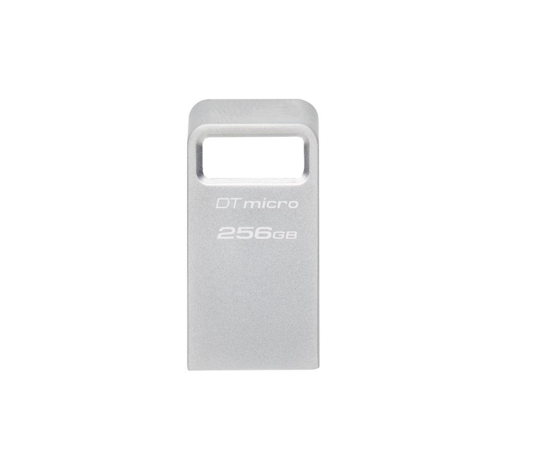 KINGSTON Memorie USB DataTraveler Micro 256 GB, USB 3.2, Argintiu, DTMC3G2/256GB