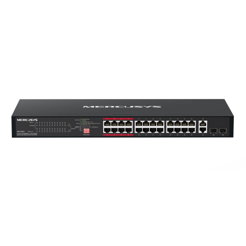MERCUSYS Ethernet Switch, Gigabit, Poe, MS126CP