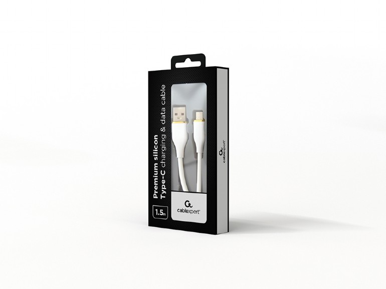 Gembird CABLU alimentare si date, CC-USB2S-AMCM-1.5M-W - imagine 2