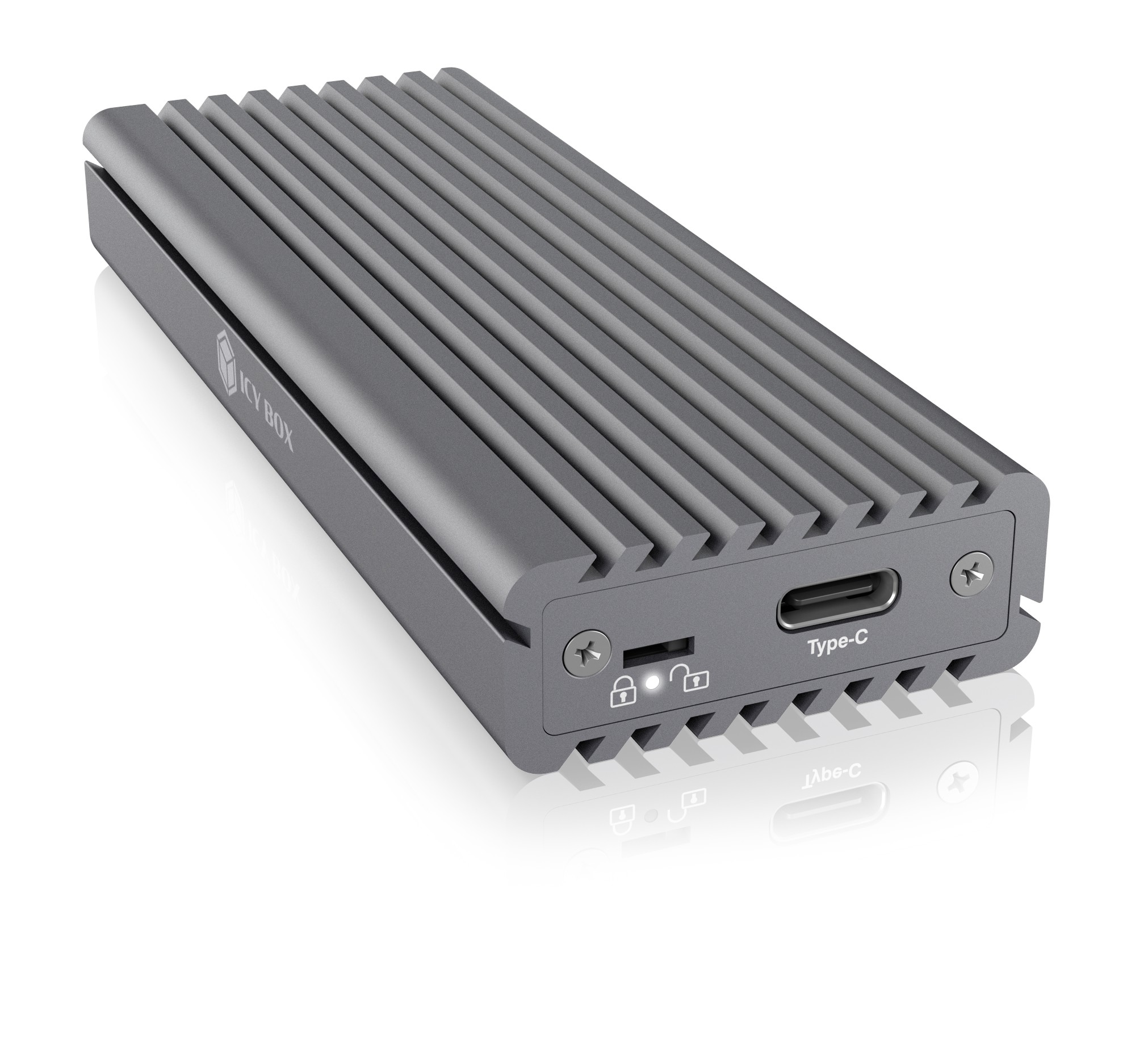 ICY BOX RACK extern, pt. SSD, 1xM.2 SSD la USB 3.1 gen2-C,pana la 10Gbit/s, 22x30/ 42/, IB-1817M-C31