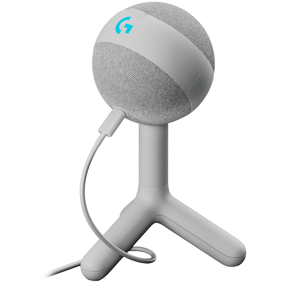 Logitech Yeti Orb RGB Gaming Mic with LIGHTSYNC - OFF WHITE - USB, 988-000558