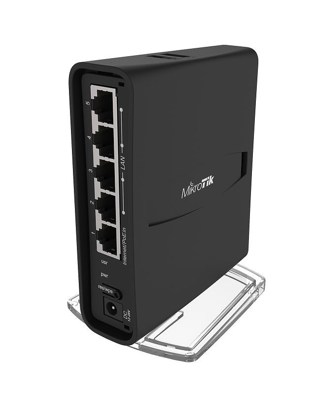 Mikrotik ROUTER, hAP ac2, wireless, 1200 Mbps, porturi Gigabit x 5, antena, RBD52G-5HacD2HnD-TC