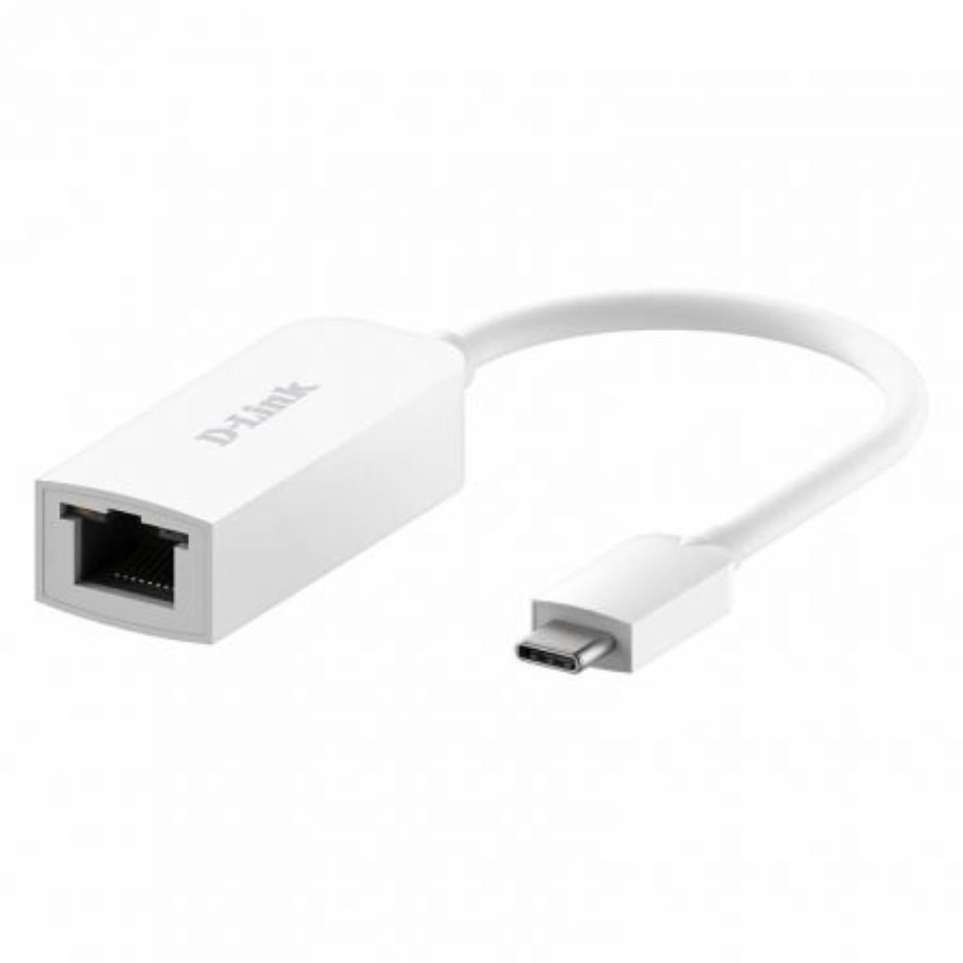 D-Link ADAPTOR RETEA, extern, USB-C, port RJ-45, 2.5 Gbps, DUB-E250