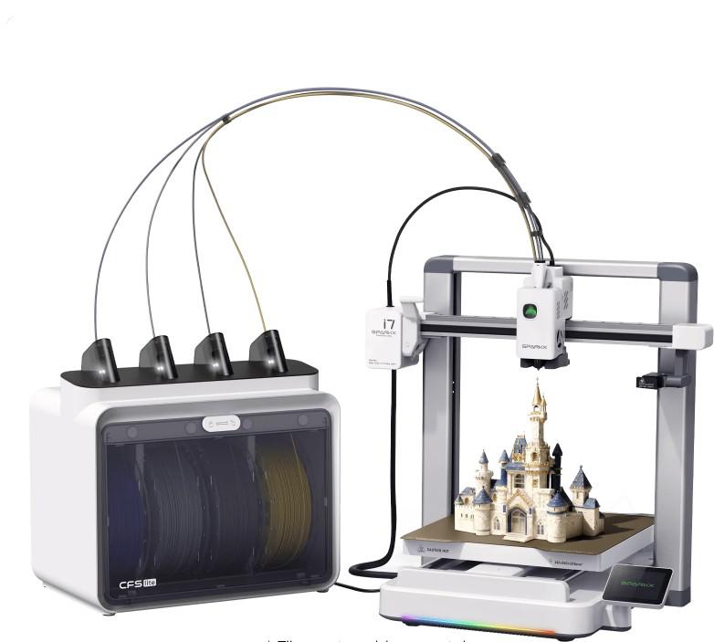 CREALITY FDM 3D PRINTER, Imprimanta 3D, Tehnologie FDM, Volum printare: 260 × 260 ×, SPARKX I7 COMBO