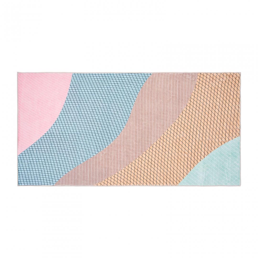 HEINNER Covor printat, RAINBOW 70x140 cm, lavabil cu spate antialunecare, inaltime, HR-PRINT70-RBN
