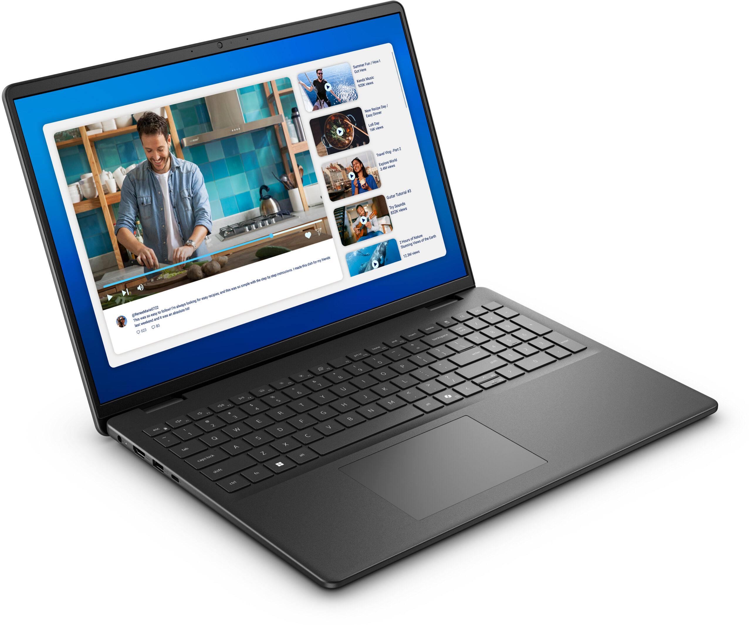 Dell NOTEBOOK 16 DC16250 i5-120U 16/512 W S, DC16250_RPLU-R_012 - imagine 3