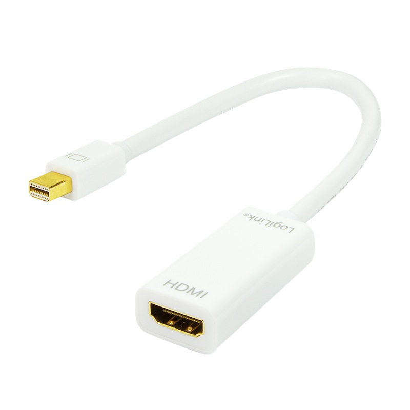 Logilink CABLU video, adaptor Mini-DisplayPort (T) la HDMI (M), 15cm, rezolutie maxima Full, CV0036A