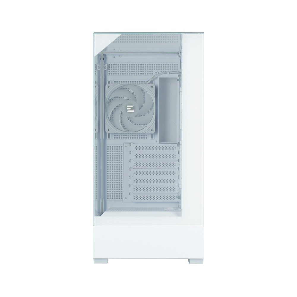 Zalman CARCASA P40 Prism Plus, middle tower, gaming, fara sursa, suporta 9xfan, P40 Prism Plus White - imagine 6
