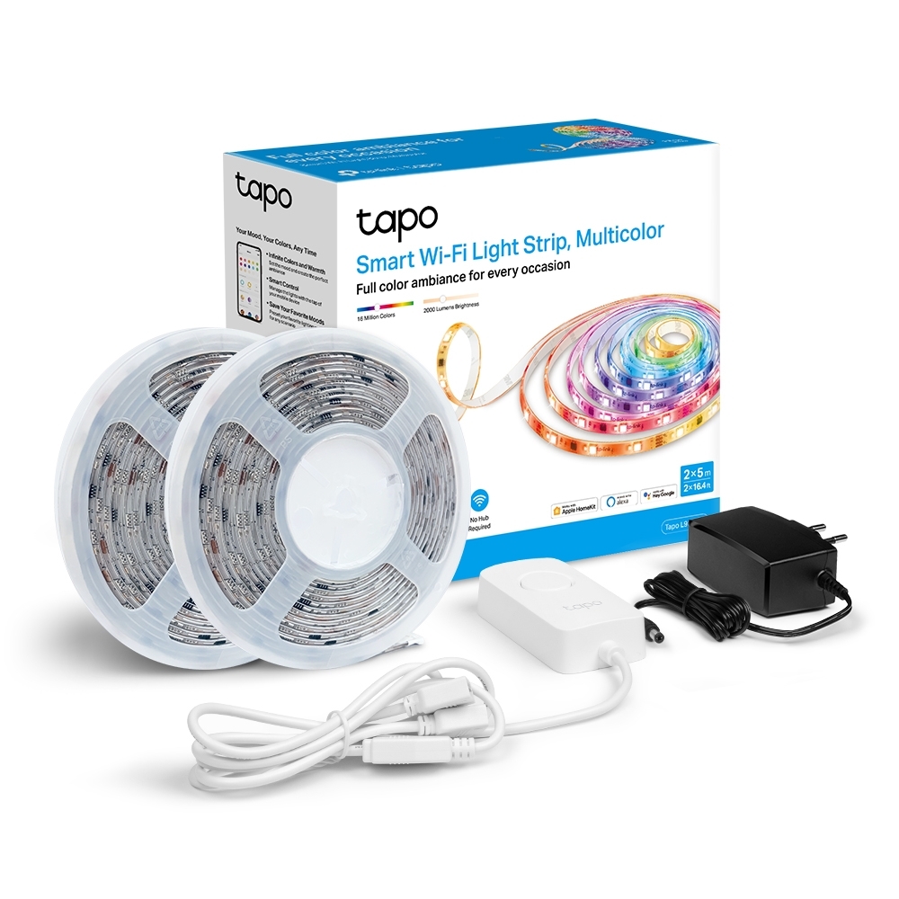 Tp-Link BANDA LED Multicolora cu zone de culoare si LED-uri albe, Wi-Fi 2.4 Ghz, Tapo L930-10 - imagine 3