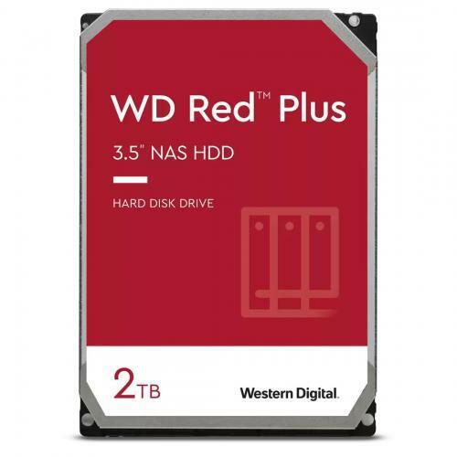 WD HDD NAS Red Plus, 2 TB, 5400 rpm, 128 MB, Serial ATA, WD20EFPX