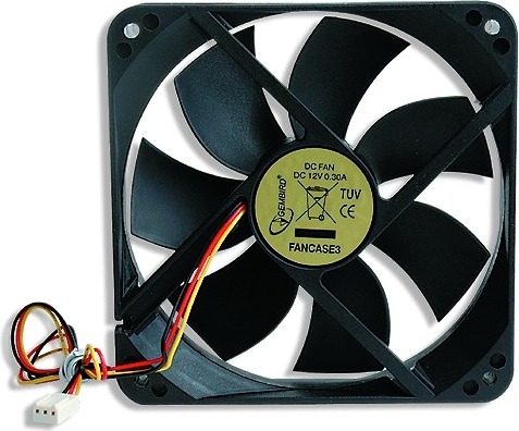 Gembird VENTILATOR PC, 120x120x25 mm, FANCASE3