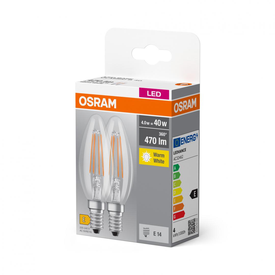 Osram BASECLB40 4W/827 230V FIL E14 FS2, 000004099854090226