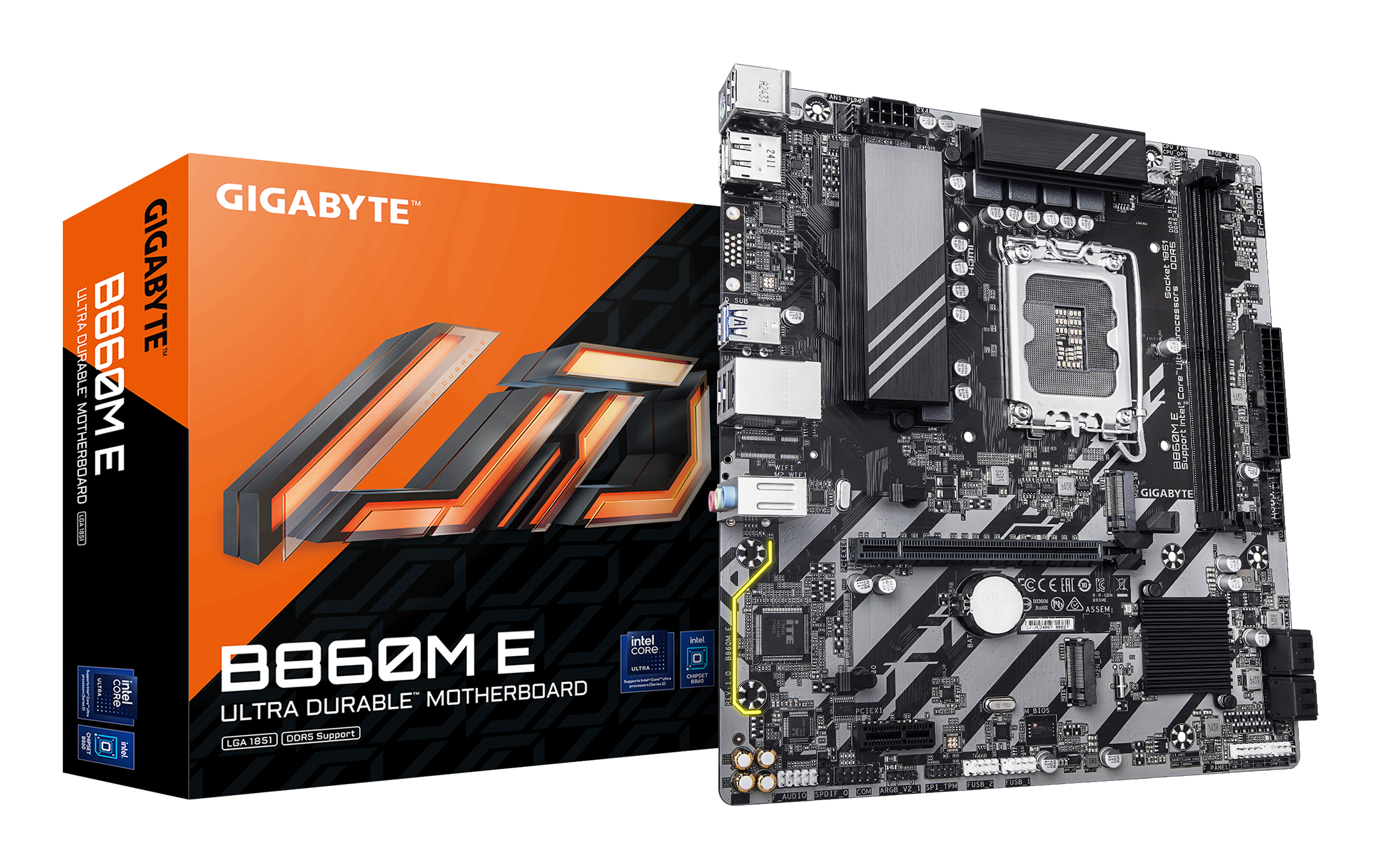 Gigabyte motherboard, B860M E