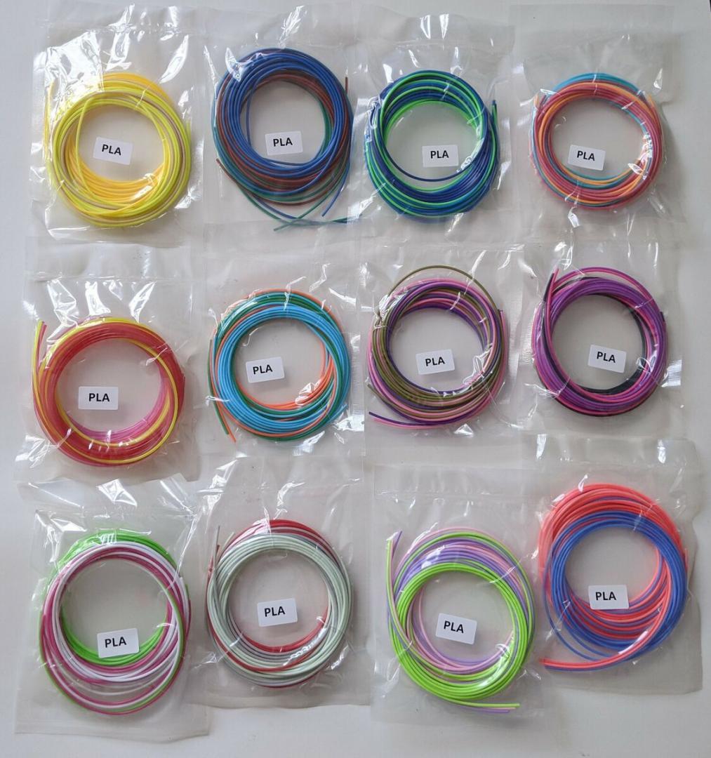 SERIOUX PLA 1.75mm 3D Printer Filament 3pcs, temperatura 190-220 grade, length, SRXP-3DPLA300CM