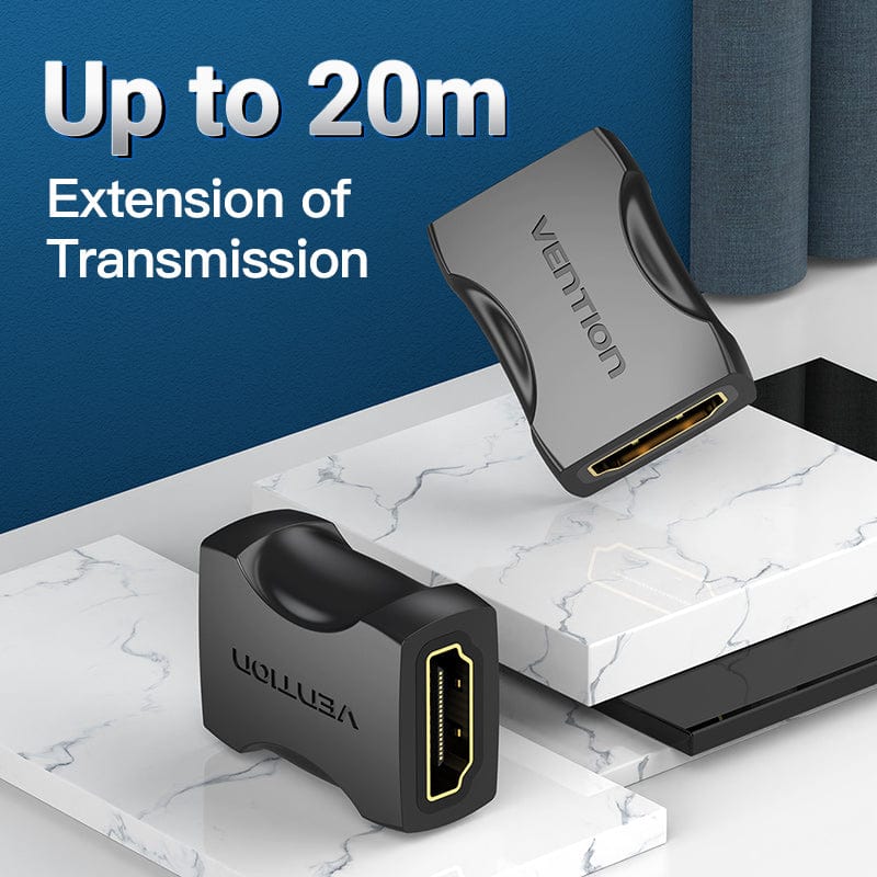 Vention Adaptor video, cupla HDMI (M) la HDMI (M), rezolutie 4K la 60Hz, bidirectional, AIRB0-2 - imagine 4