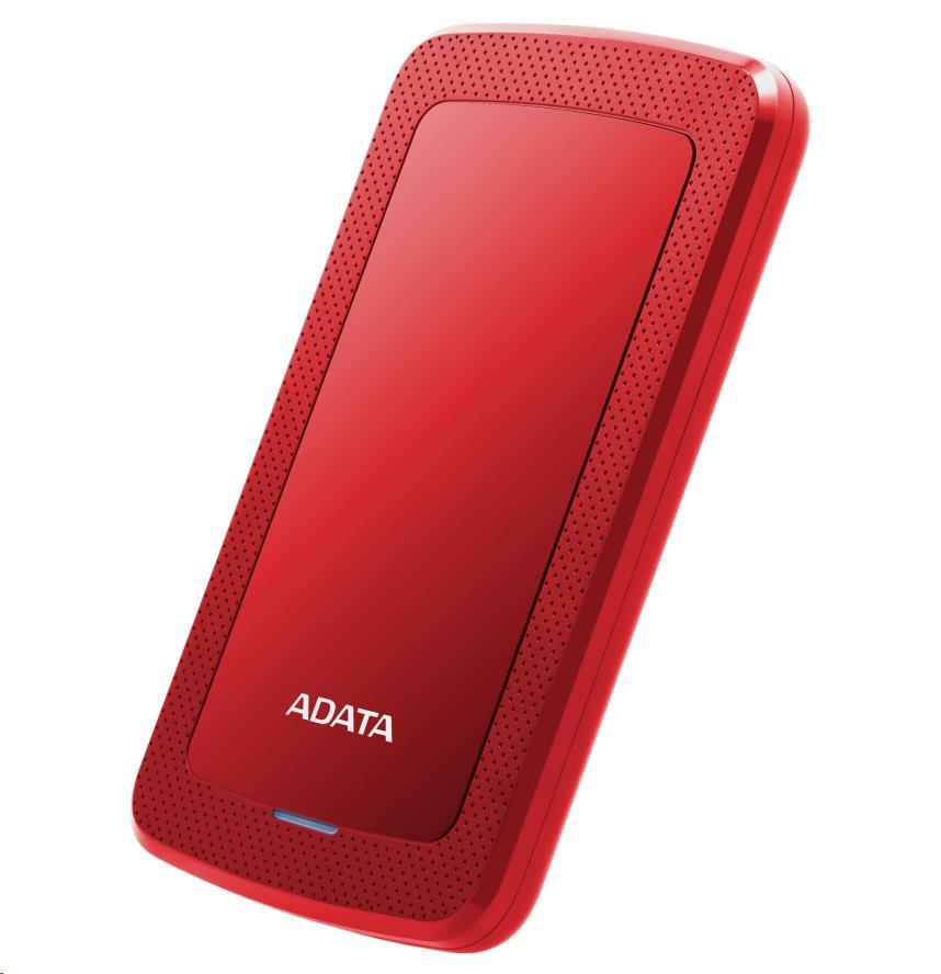 ADATA HDD Extern, 2TB, HV300, 2.5", USB 3.1, rosu, AHV300-2TU31-CRD
