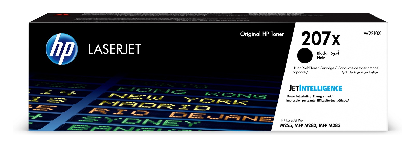 HP Toner Original Black, nr.207X pentru Color LaserJet Pro M255|M282|M283, 3.15K, W2210X