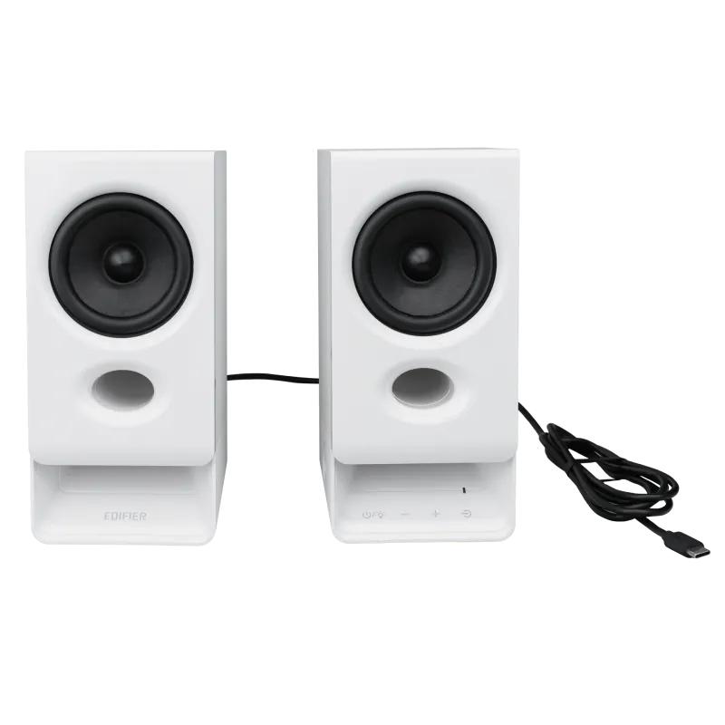 Edifier BOXE 2.0, RMS: 5W (2 x 2.5W), bluetooth v6.0, volum, mufa casti, touch panel, R20BT-W - imagine 3