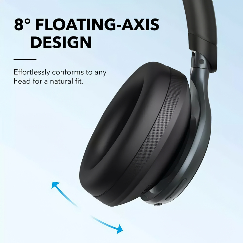 Anker Casti Soundcore Space One, Over-Ear, utilizare multimedia, Bluetooth 5.3, wireless, A3035G11 - imagine 3