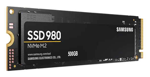 Samsung SSD, 980, 500GB, M.2, PCIe Gen3.0 x4, V-Nand 3bit MLC, R/W: 3100 MB/s/2600 MB/s, MZ-V8V500BW - imagine 3