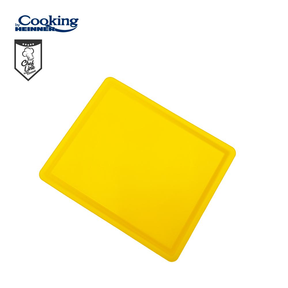 HEINNER TOCATOR SANT GN1/2,26.5X32.5X2CM, GALBEN, COOKING BY, HR-ADR-265SG