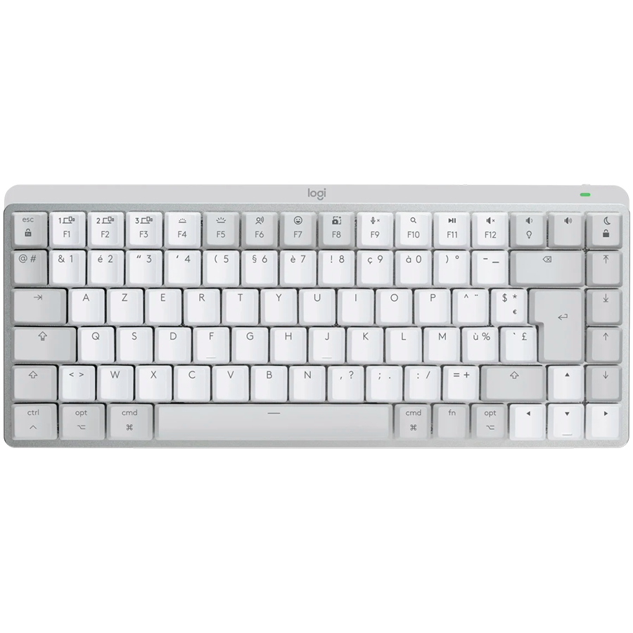 Logitech MX Mechanical Mini for Mac Minimalist Wireless Illuminated Keyboard - PALE GREY, 920-010799