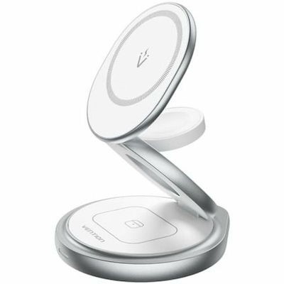 Vention Statie incarcare wireless 3in1, MagSafe, telefon 15W, ceas 2.5W, casti 3W, fast, FGEI0
