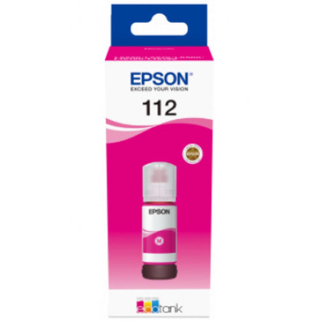 EPSON Cartus EcoTank 112, Magenta, C13T06C34A