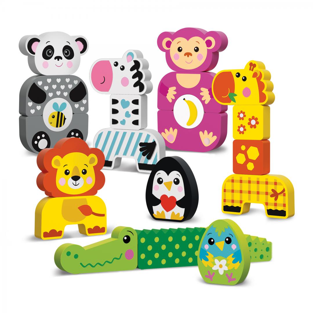 KIDS HITS GRADINA ZOOLOGICA PRIETENOASA DIN LEMN, KH20/001