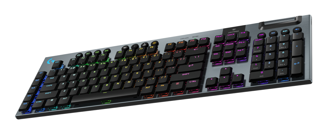 Logitech G915 X LIGHTSPEED Wireless Gaming Keyboard - BLACK - US INTL - 2.4GHZ/BT, 920-012709 - imagine 4