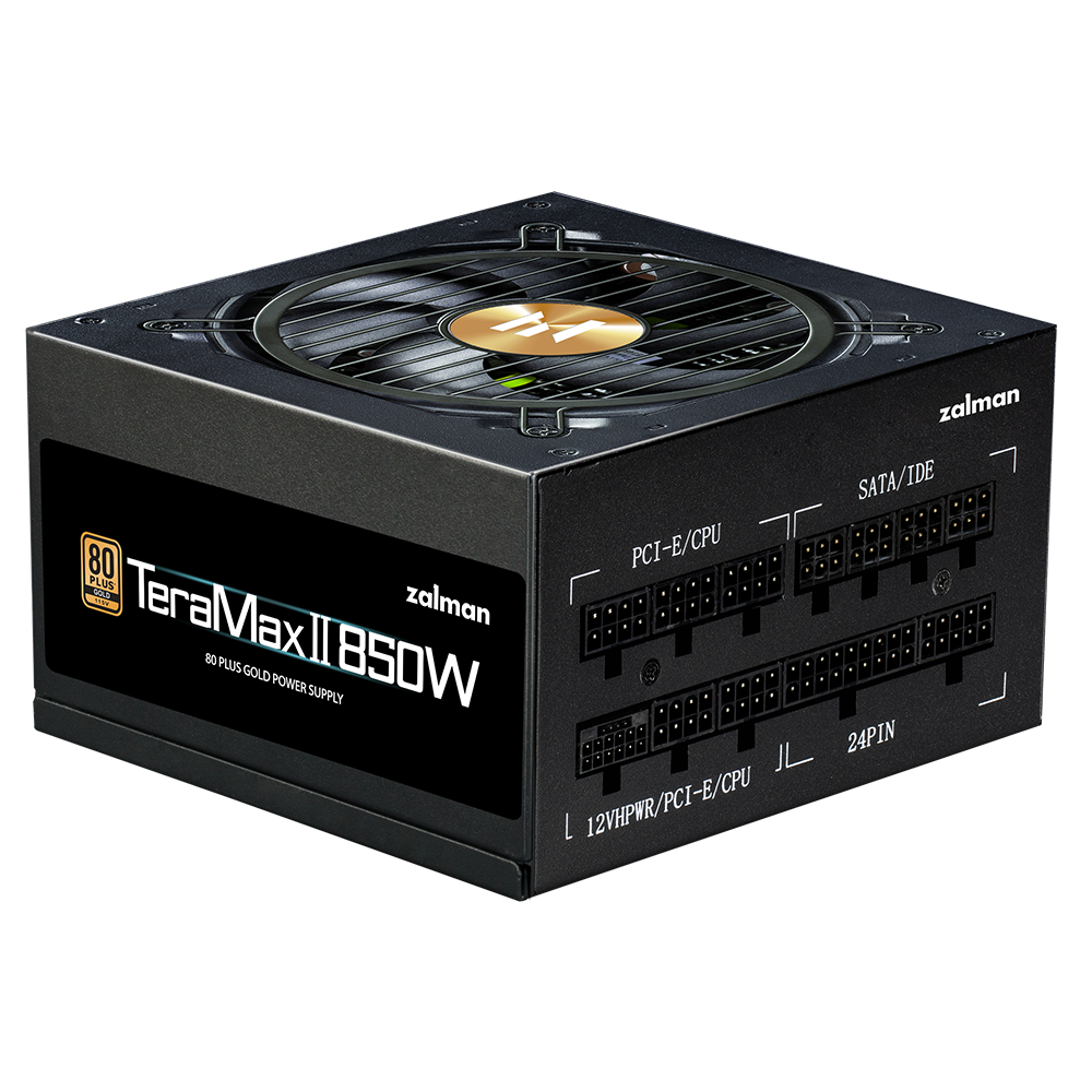 Zalman SURSA "TMX2", 850W, certificare 80 Plus Gold, full modular, fan 120mm, negru, ZM850-TMX2