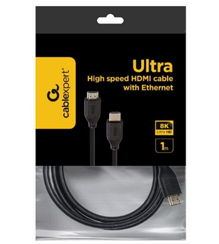 Gembird CABLU video, HDMI (T) la HDMI (T), 3m, HDMI 2.1, conectori auriti, rezolutie, CC-HDMI8K-3M - imagine 2