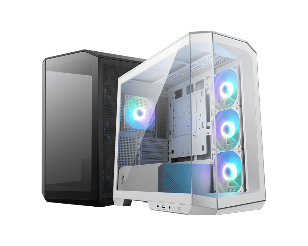 MSI Carcasa, MAG PANO M100R PZ WHITE - imagine 3