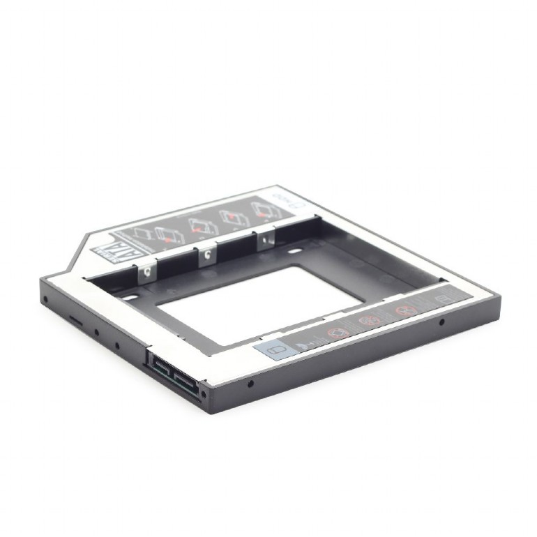 Gembird RACK intern, tip caddy 12.7mm, 5.25 inch la 2.5 inch, S-ATA, interfata PC S-ATA, MF-95-02